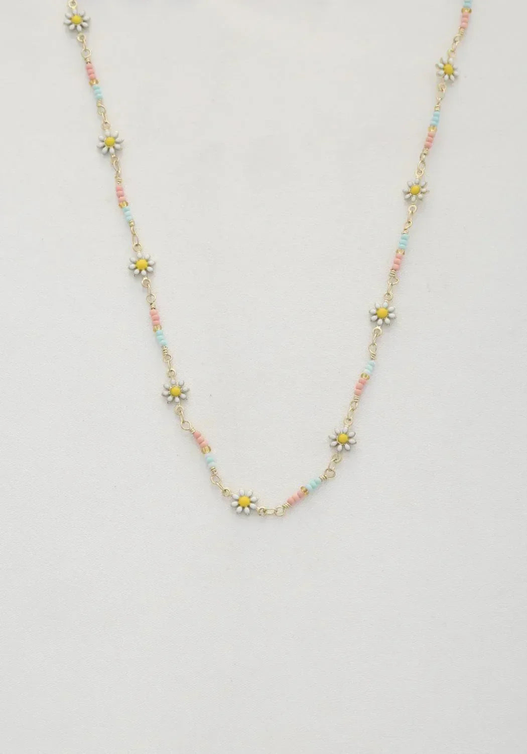 Flower Beaded Necklace | Mixtshop LLC