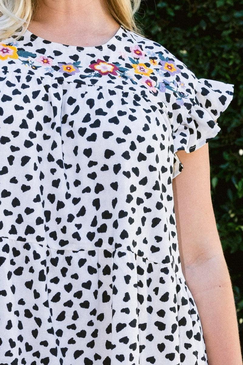 Dizzy Printed Tiered Babydoll Dress | Mixtshop LLC