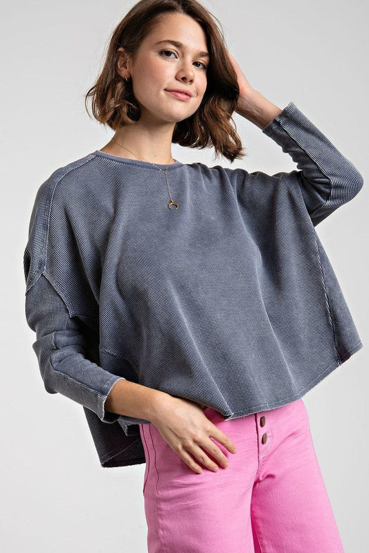 Washed Thermal Top | Mixtshop LLC