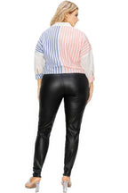 Plus gold & floral pattern print belted romer | Mixtshop LLC