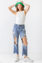 Ribbed V Strap Back Bodysuit | Mixtshop LLC