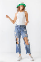 Ribbed V Strap Back Bodysuit | Mixtshop LLC
