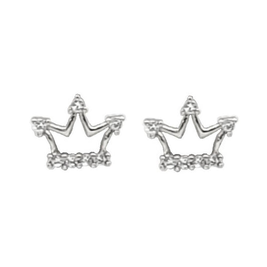 Crown Crystal Stud Earring | Mixtshop LLC