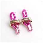 Color Metal Oval Link Earring | Mixtshop LLC