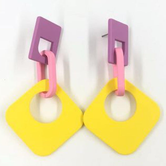Triple Color Mix Dangle Earring | Mixtshop LLC