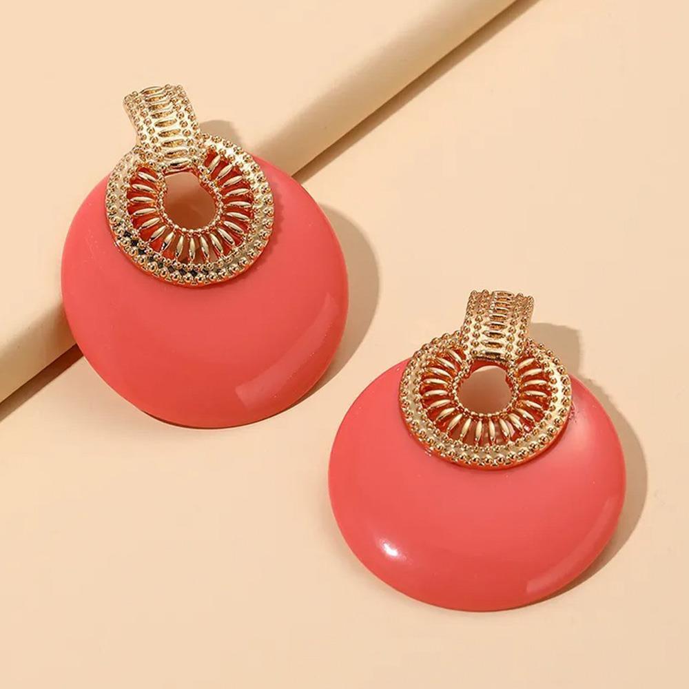 Round Metal Post Earring | Mixtshop LLC Main image