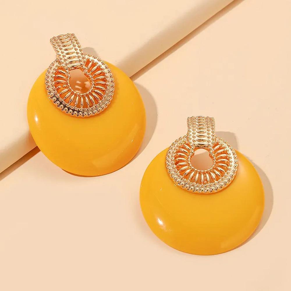 Round Metal Post Earring Secondary image