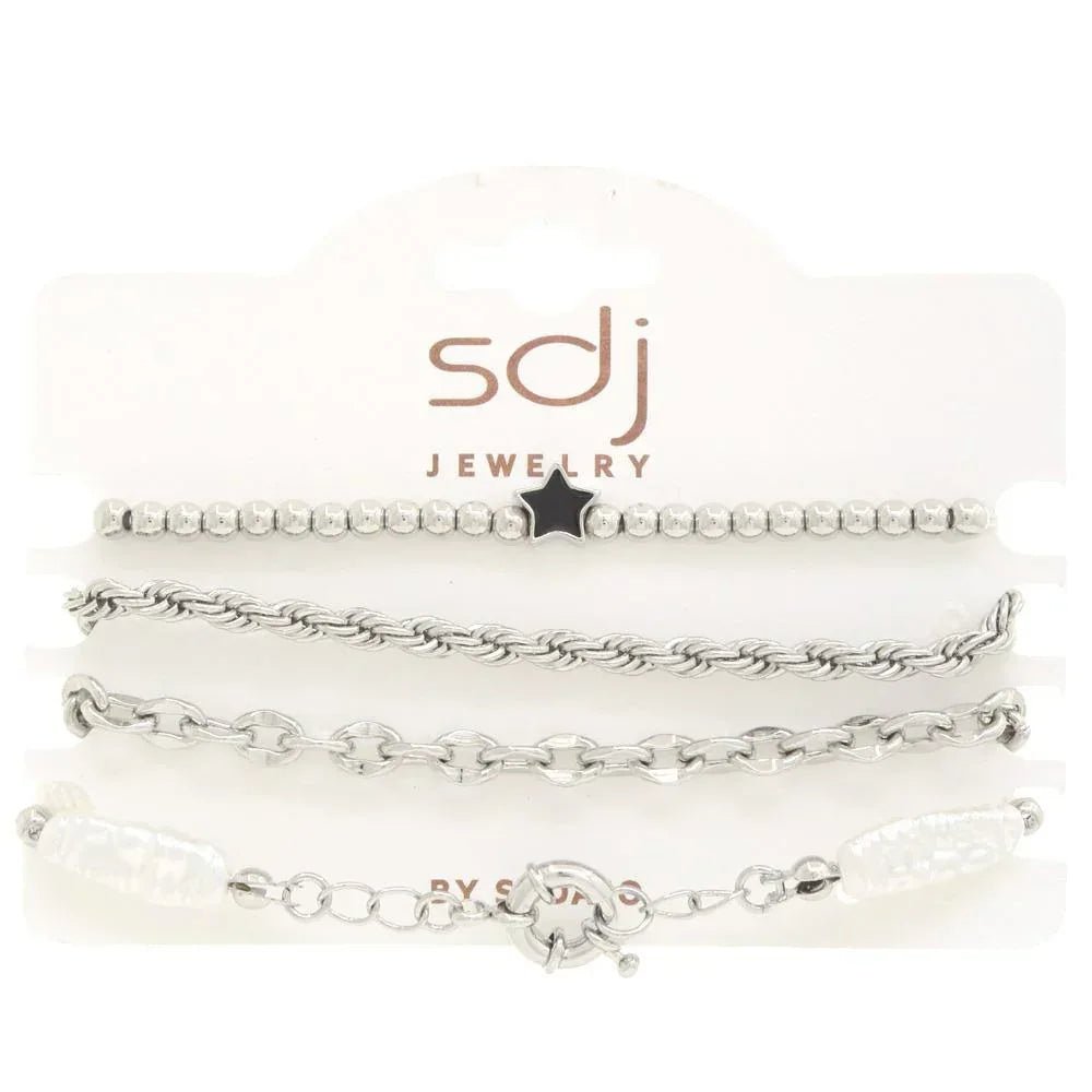 Sodajo Star Beaded Bracelet Set Secondary image