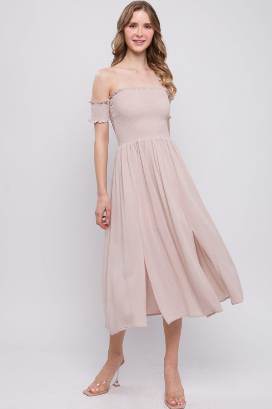 Flowy Off The Shoulder Dress | Mixtshop LLC