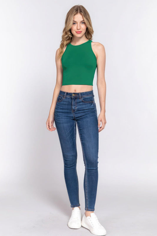 Halter Neck Crop Top | Mixtshop LLC