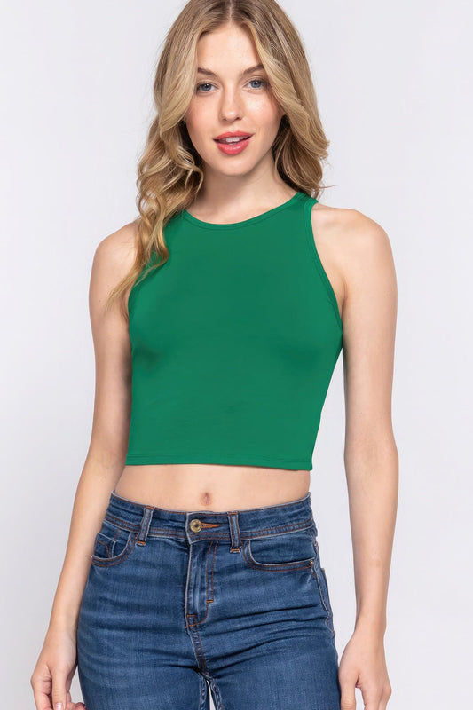 Halter Neck Crop Top | Mixtshop LLC