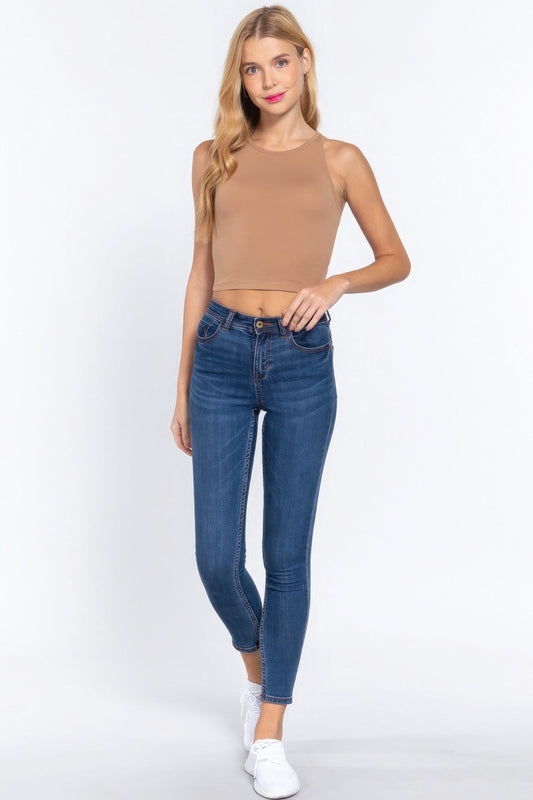 Halter Neck Crop Top | Mixtshop LLC