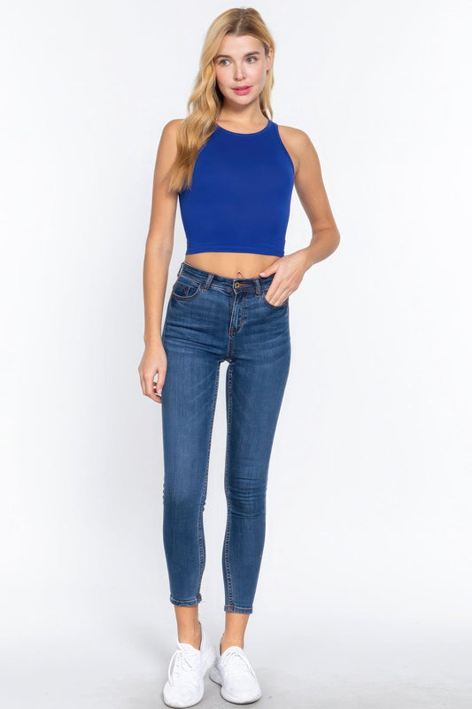 Halter Neck Crop Top | Mixtshop LLC