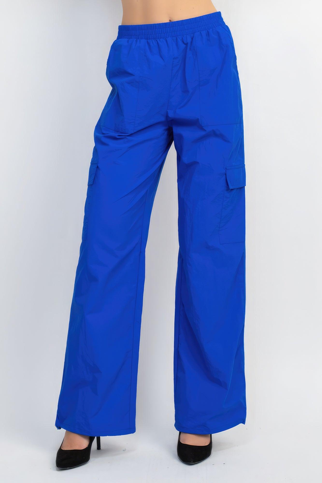 High-rise Cargo Parachute Pants | Mixtshop LLC