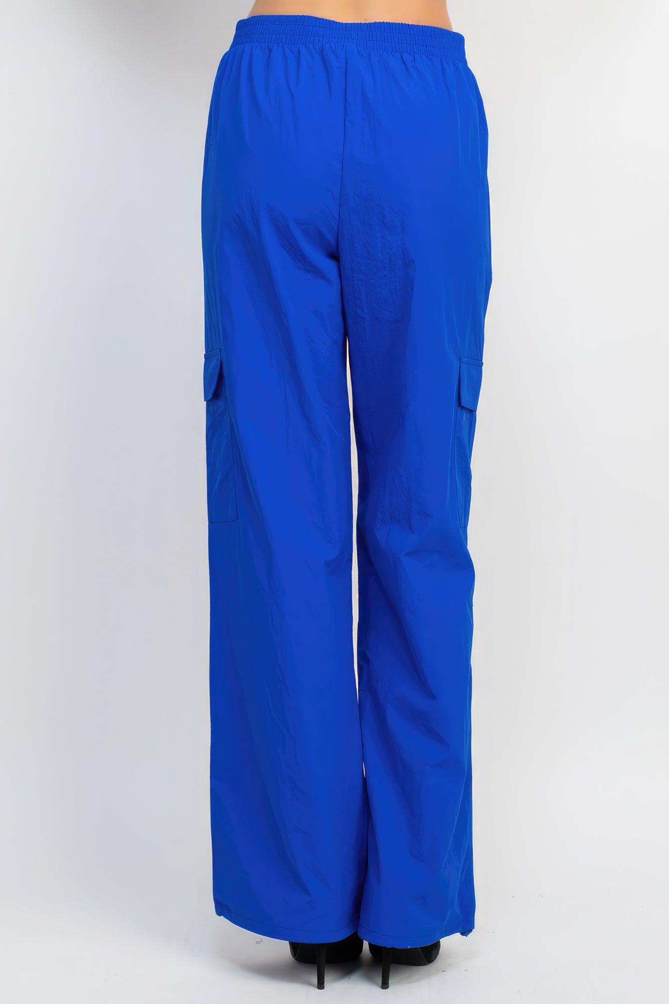 High-rise Cargo Parachute Pants | Mixtshop LLC