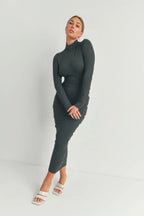 Cutout Detail Maxi Dress | Mixtshop LLC