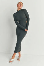 Cutout Detail Maxi Dress | Mixtshop LLC