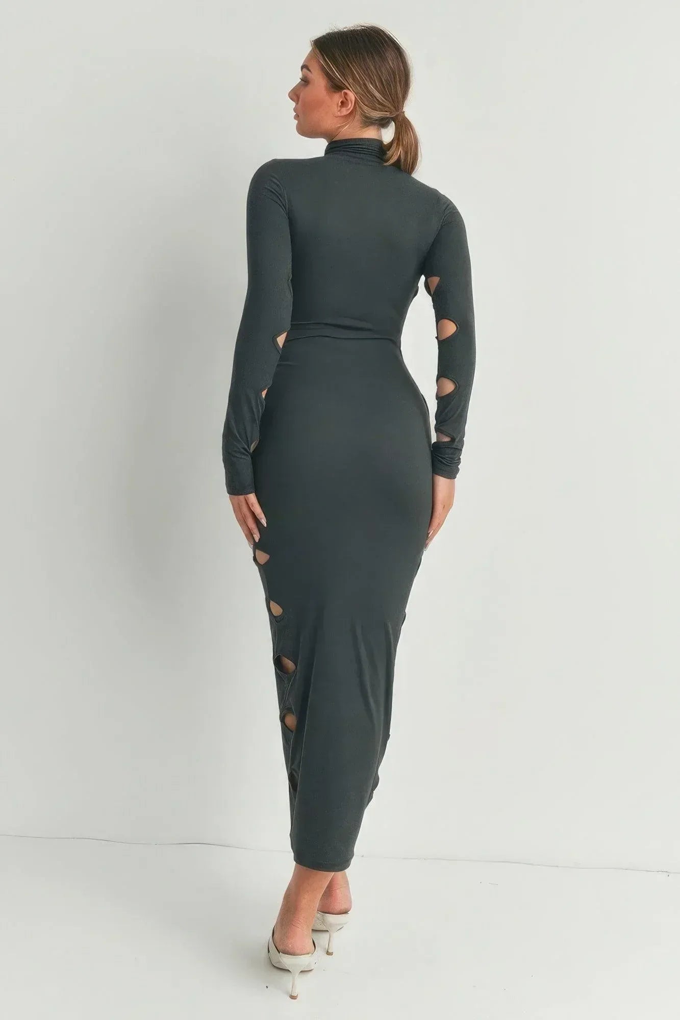 Cutout Detail Maxi Dress | Mixtshop LLC