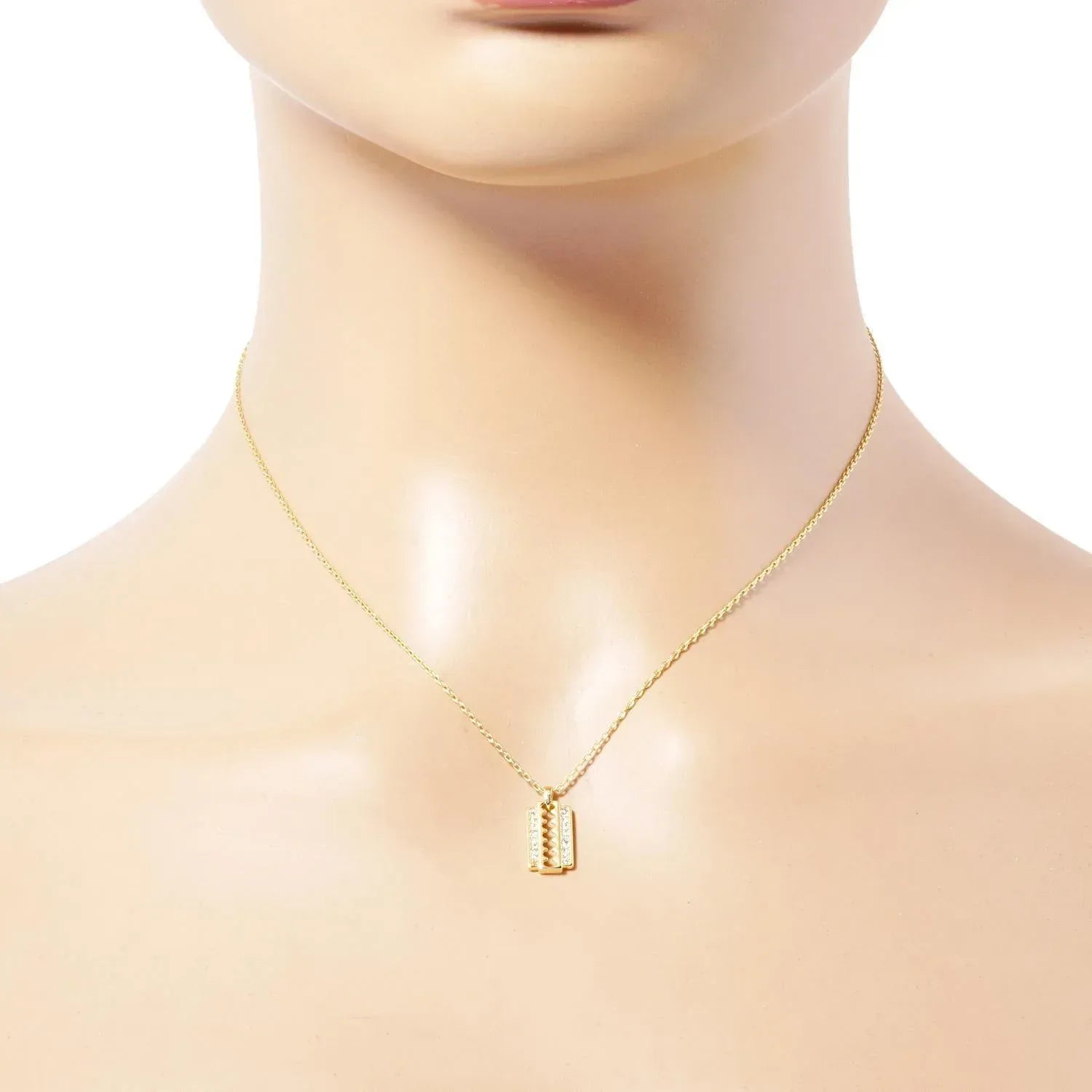 Gold Dipped Pendant Necklace | Mixtshop LLC