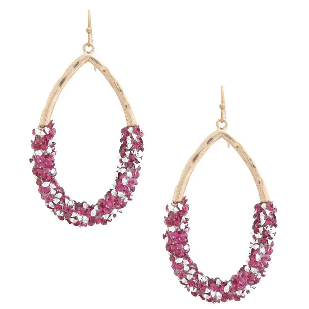 Beaded Teardrop Dangle Earring | Mixtshop LLC Main image