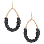 Beaded Teardrop Dangle Earring | Mixtshop LLC