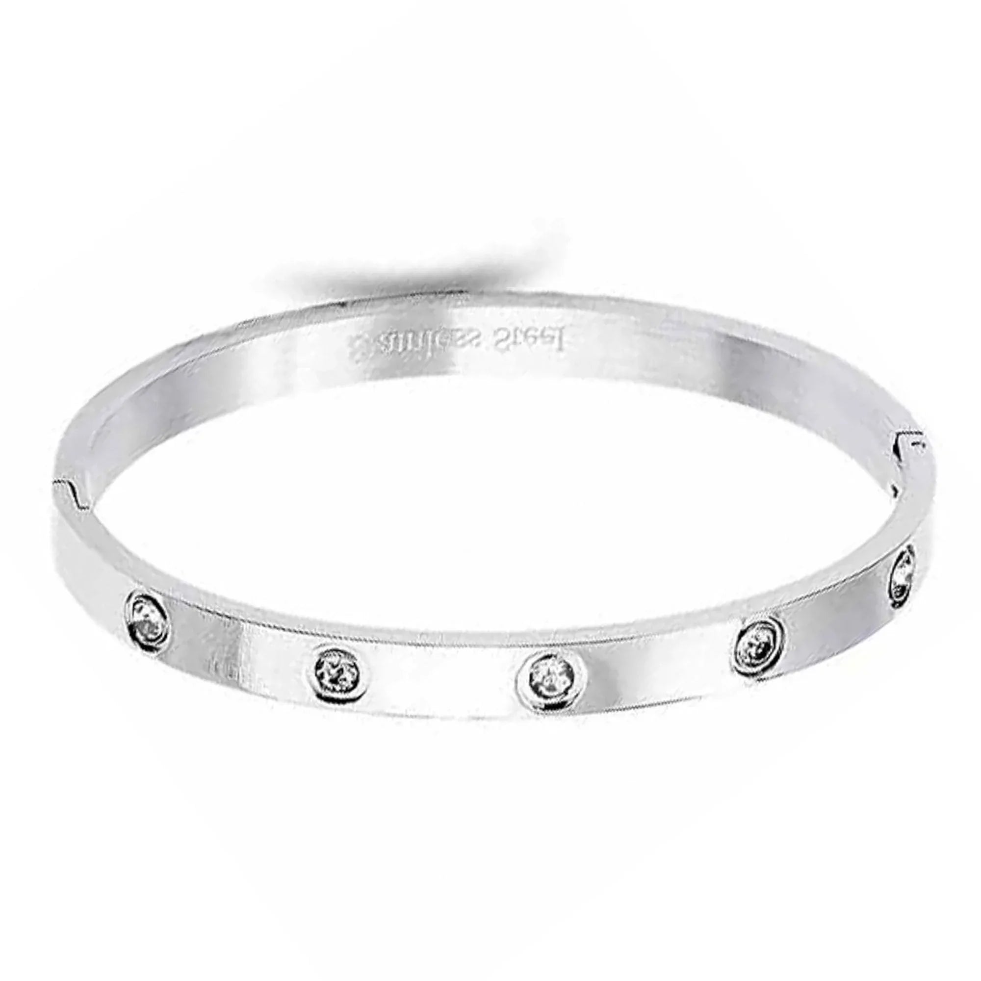 Stainless Steel Cubic Metal Bracelet Secondary image