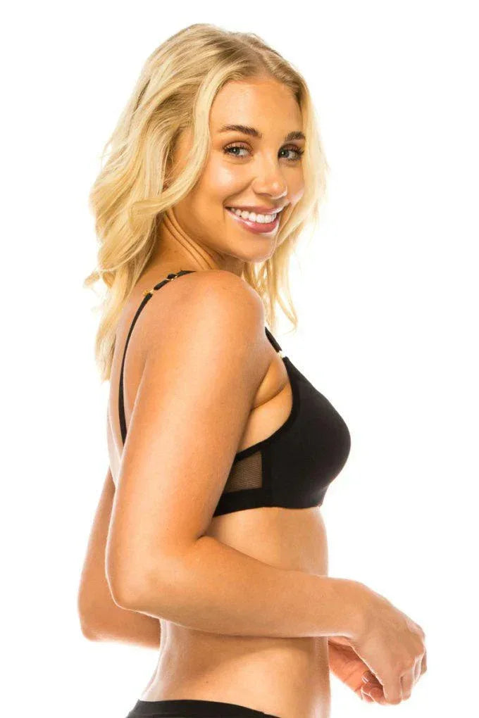 Mesh Band No Wire Bra | Mixtshop LLC
