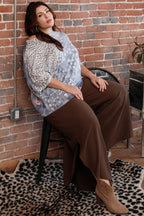 Print Block French Terry Top | Mixtshop LLC