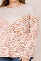Print Block French Terry Top | Mixtshop LLC