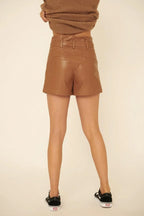 Faux leather shorts | Mixtshop LLC