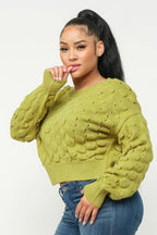 Checker Sweater Top | Mixtshop LLC