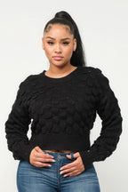 Checker Sweater Top | Mixtshop LLC