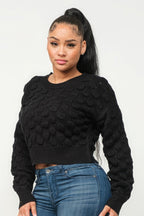 Checker Sweater Top | Mixtshop LLC