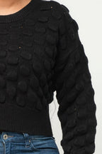 Checker Sweater Top | Mixtshop LLC