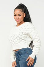 Checker Sweater Top | Mixtshop LLC