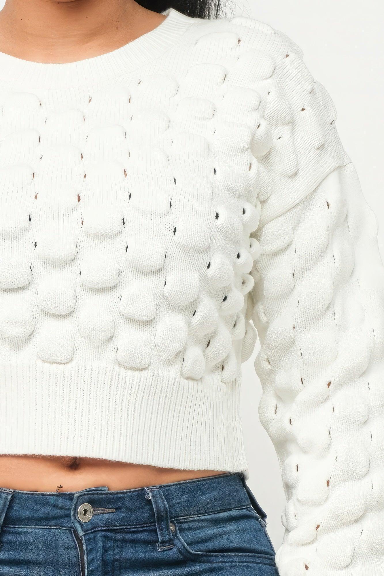Checker Sweater Top | Mixtshop LLC