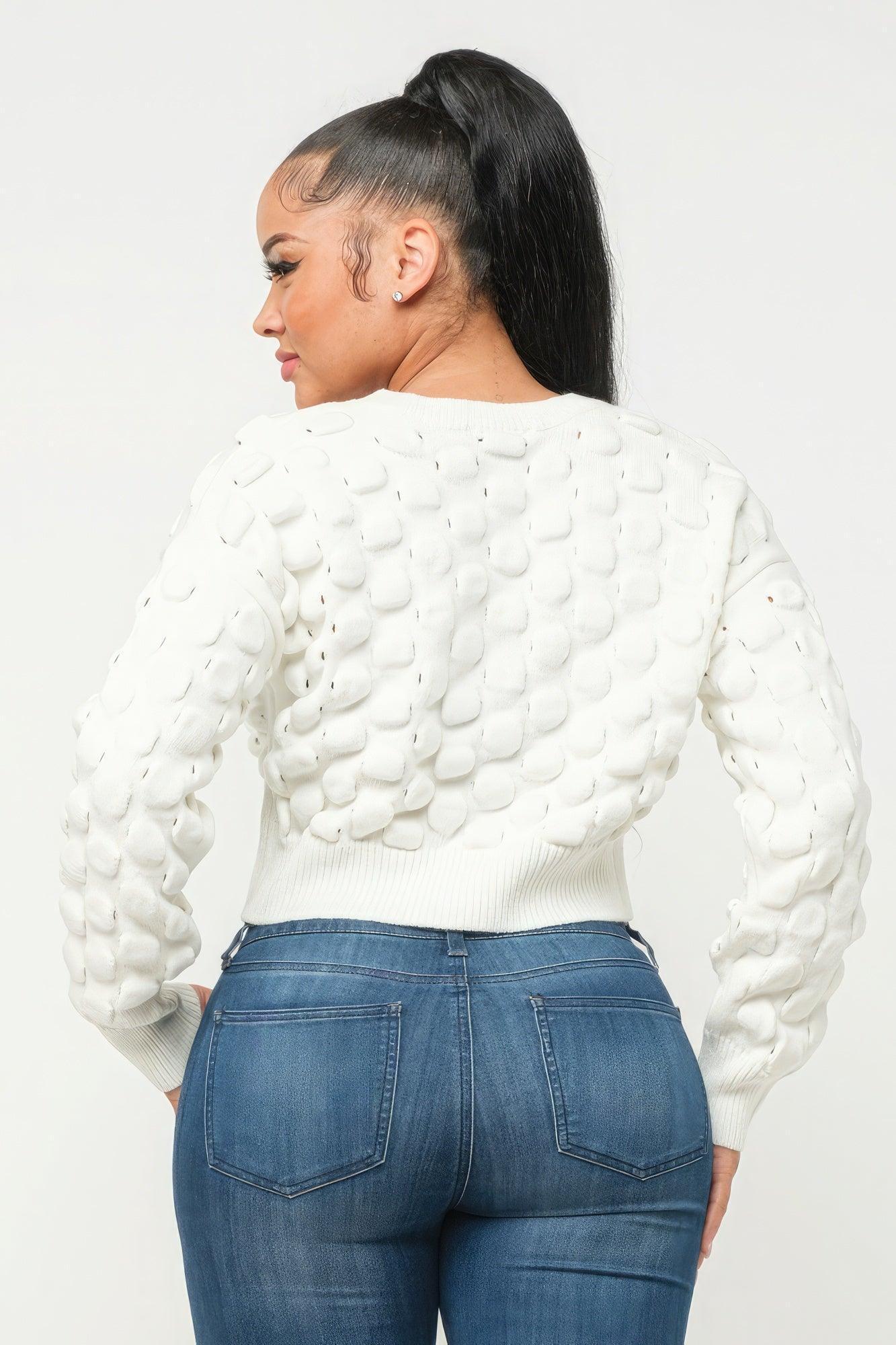 Checker Sweater Top | Mixtshop LLC