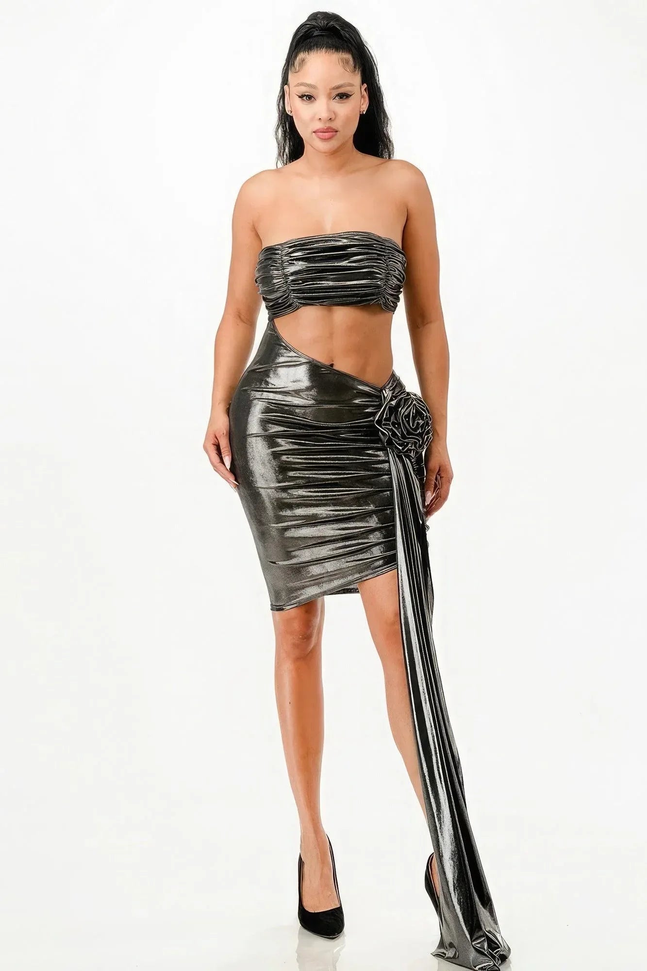 Metallic Sexy Dress | Mixtshop LLC Main image