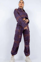 Cropped Shirt & Cargo Pants Set | Mixtshop LLC
