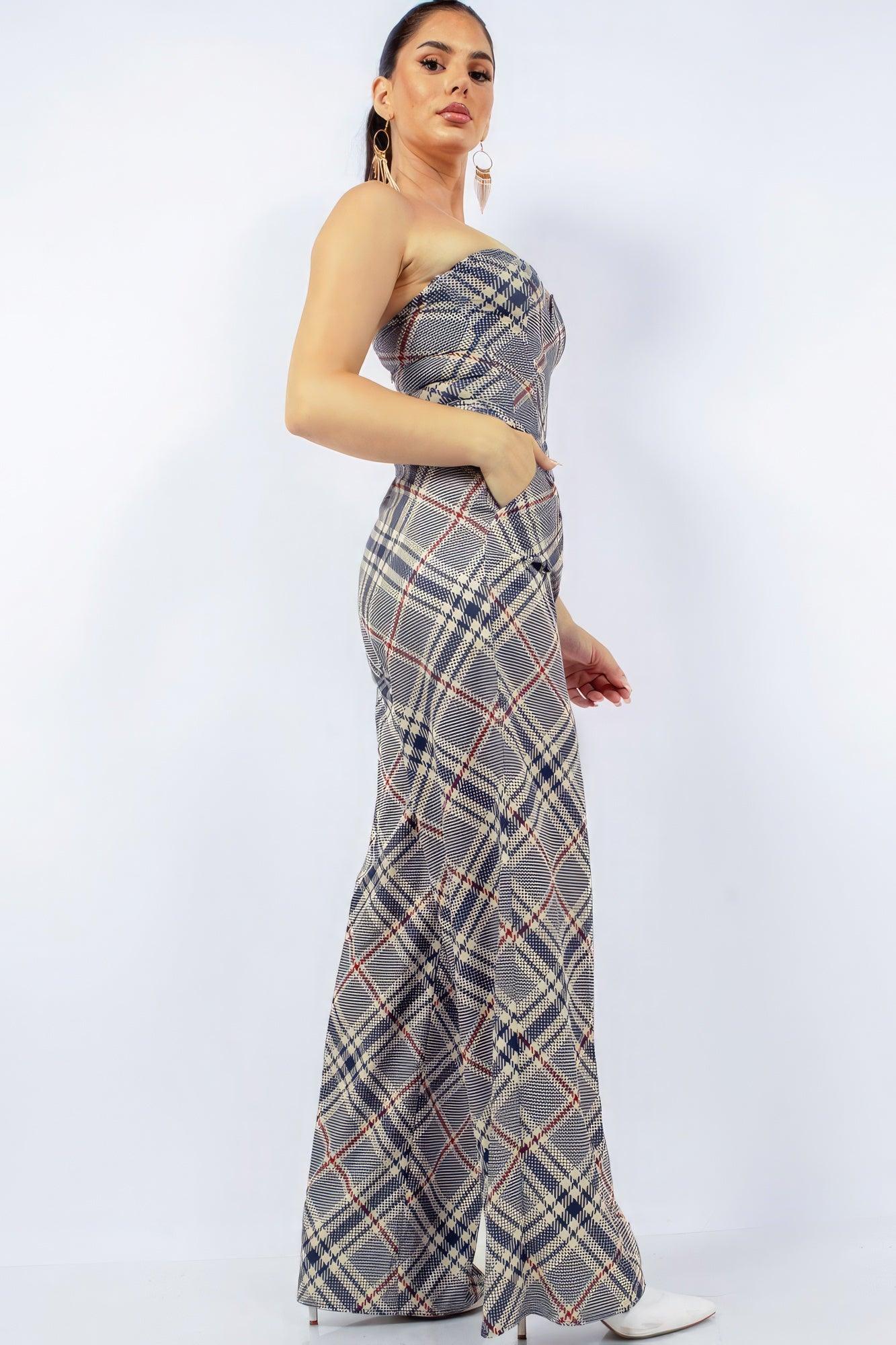 Bustier Top & Wide Pants Set | Mixtshop LLC