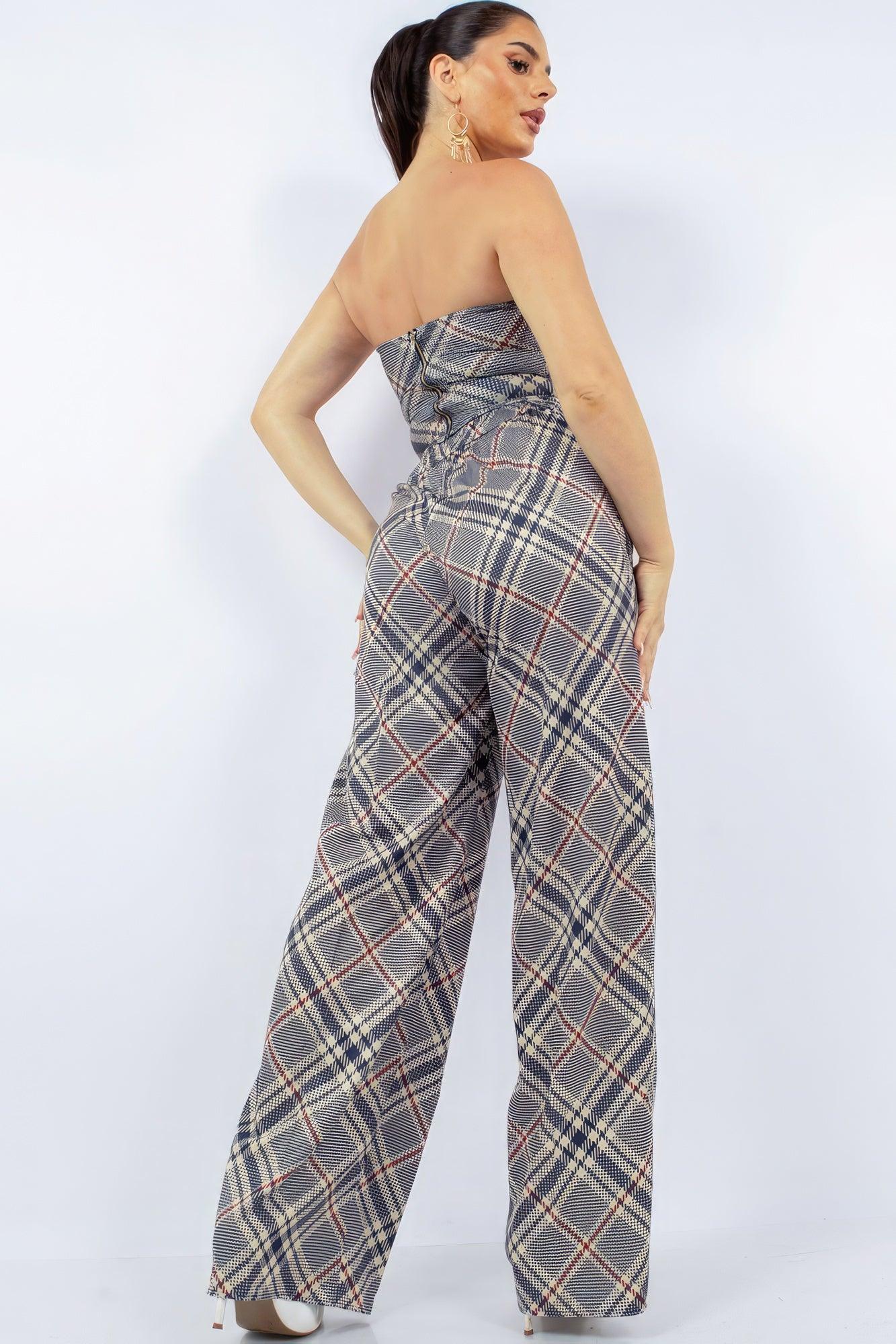 Bustier Top & Wide Pants Set | Mixtshop LLC