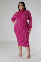 Turtle Neck Stretch Dress | Mixtshop LLC