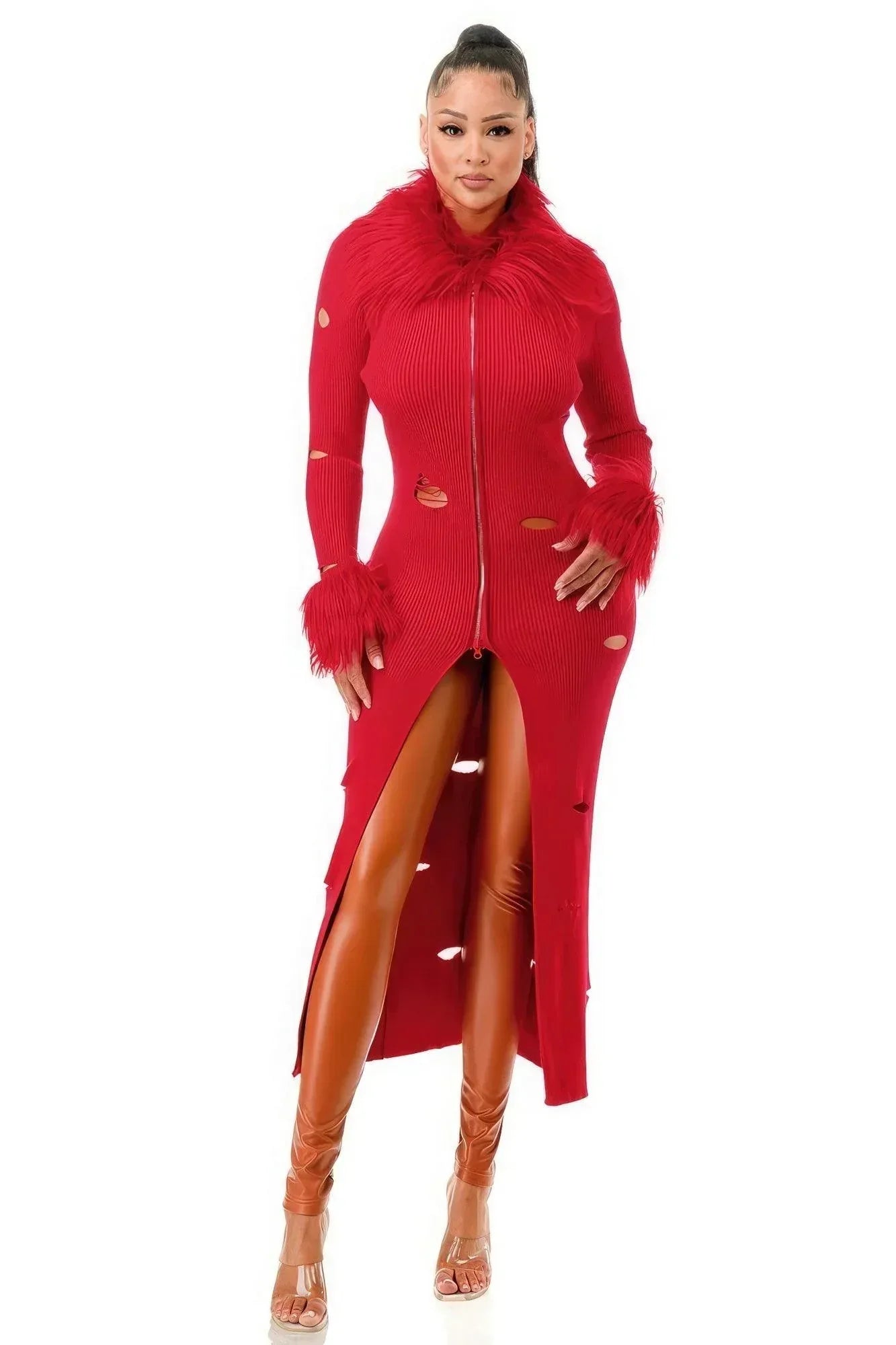 Diva Mode Cardigan Dress | Mixtshop LLC Main image