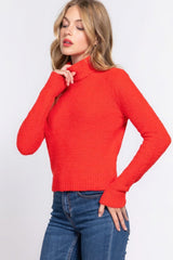 Turtleneck Sweater Top | Mixtshop LLC