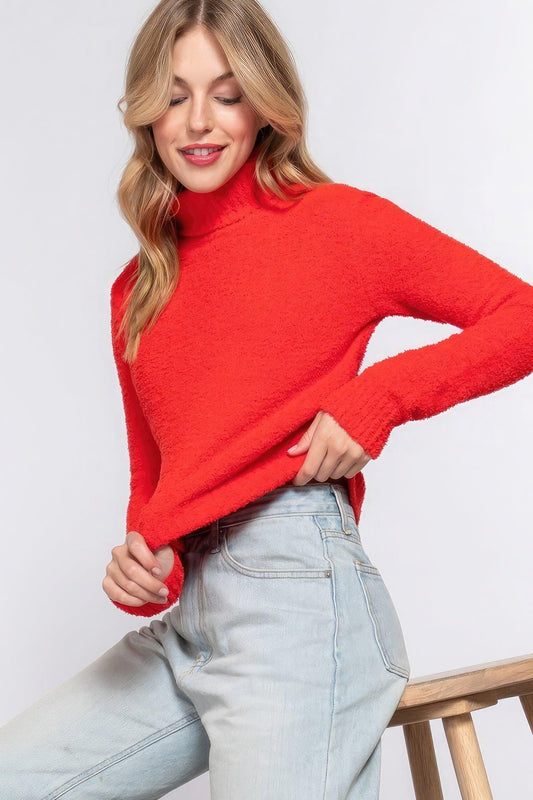 Turtleneck Sweater Top | Mixtshop LLC