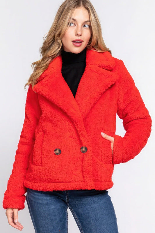 Faux Fur Sherpa Jacket | Mixtshop LLC