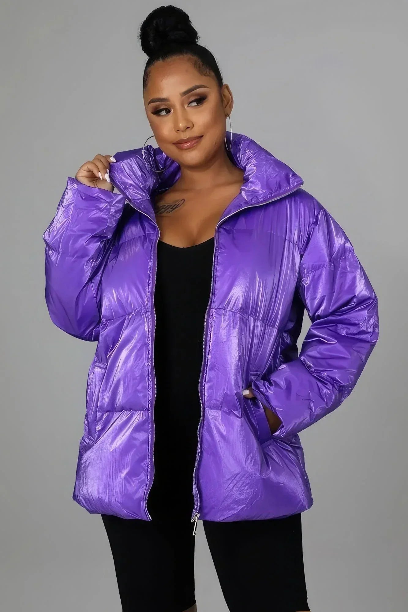 Non-stretch Bomber Jacket | Mixtshop LLC Main image