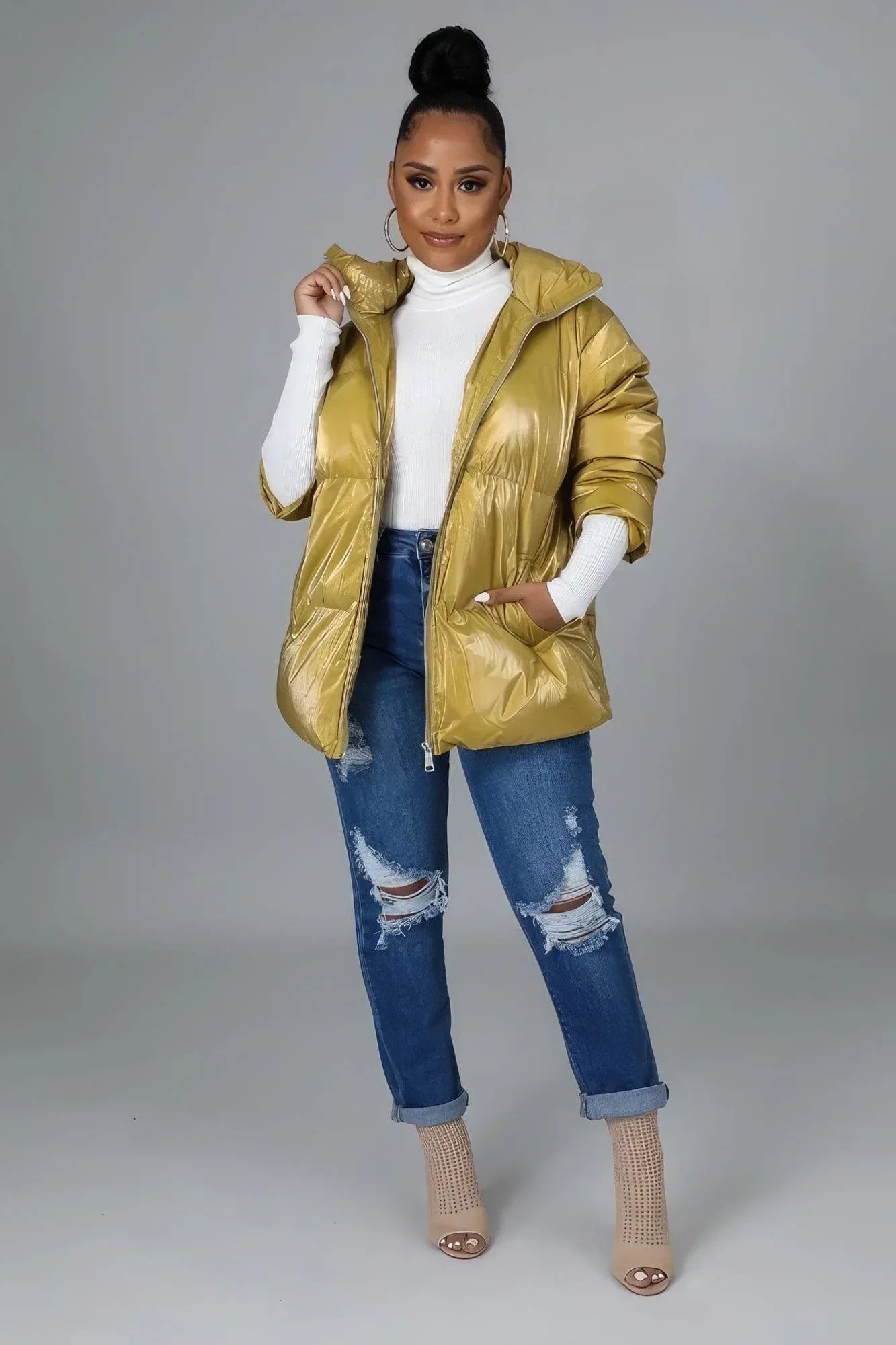 Non-stretch Bomber Jacket Secondary image