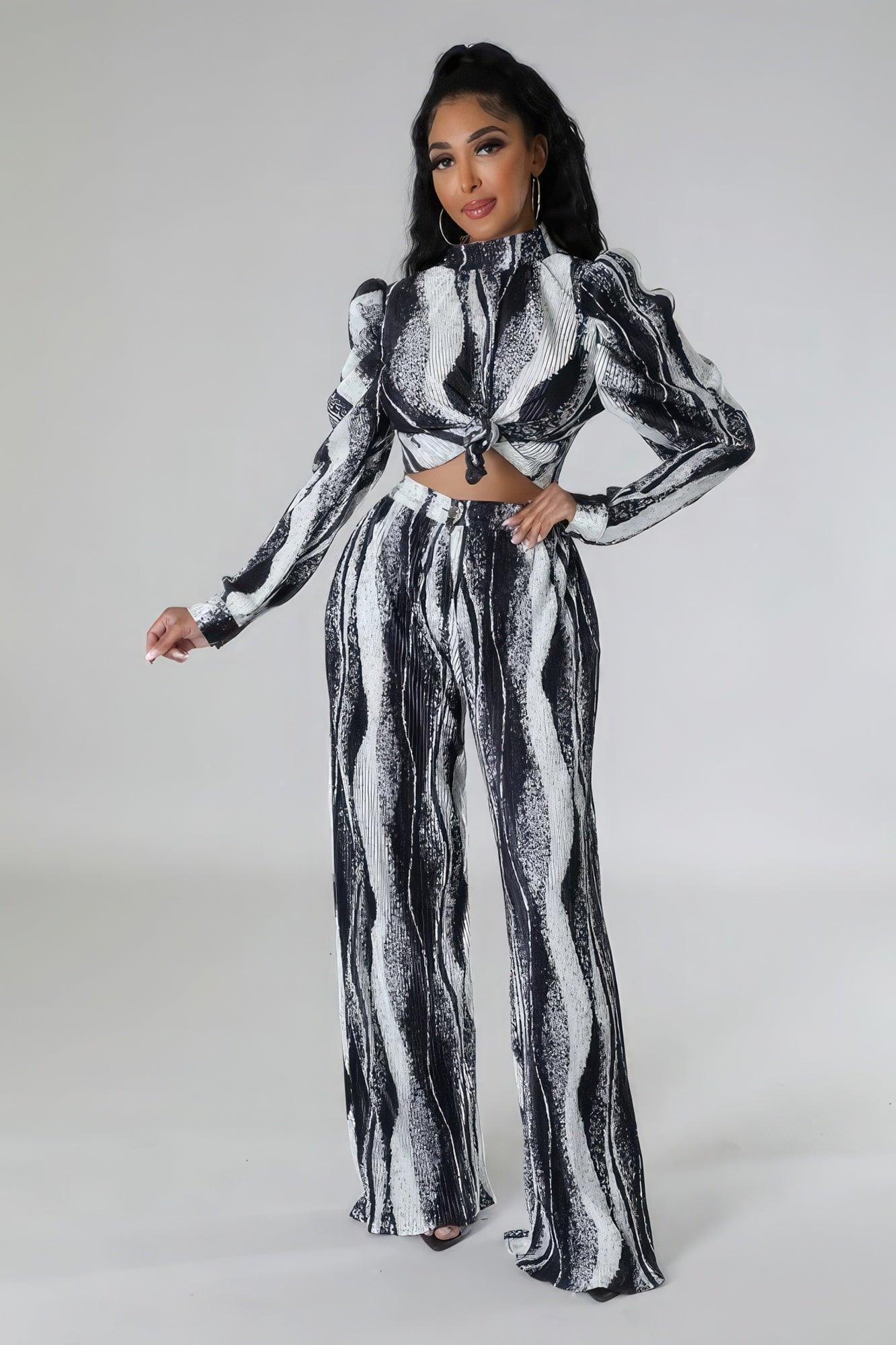 Non-stretch Two-piece Set | Mixtshop LLC