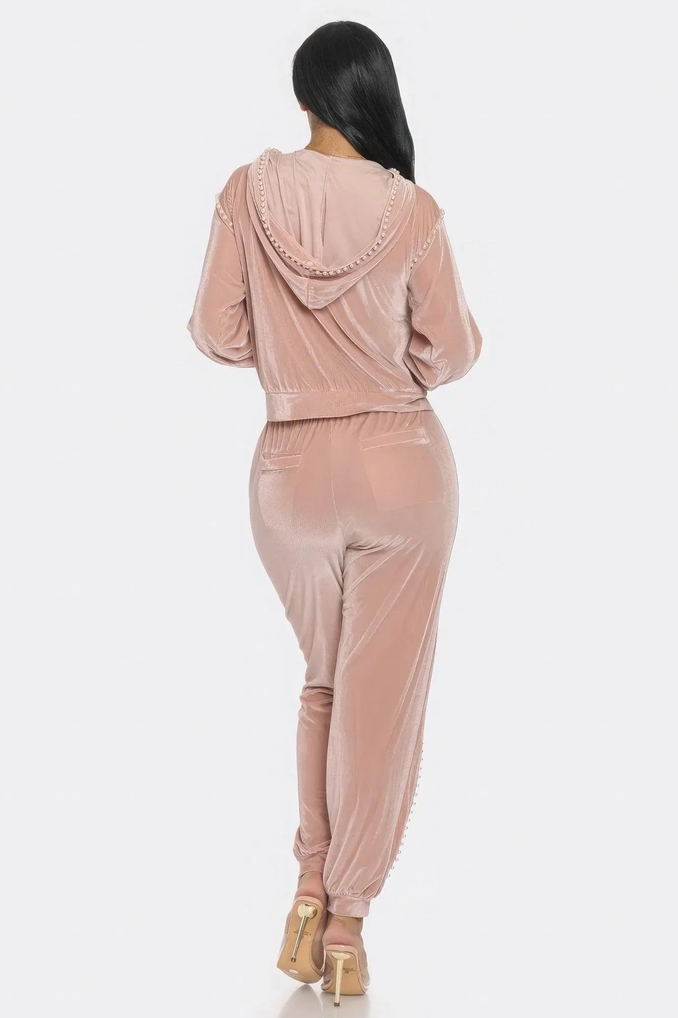 Jogger With Pearls Set | Mixtshop LLC